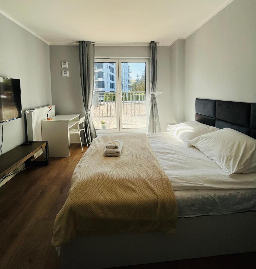 Comfy Guest Apartment Warschau Exterior foto